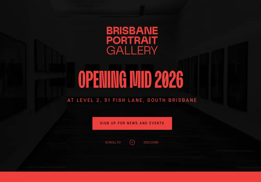 Homepage of Brisbane Portrait Gallery