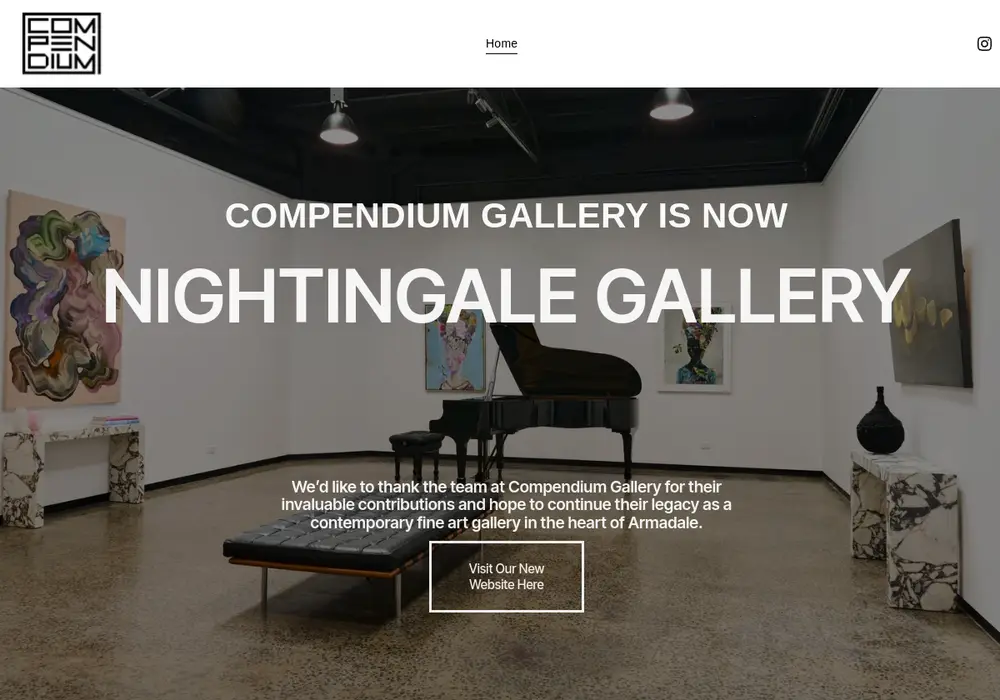 Homepage of Compendium Gallery