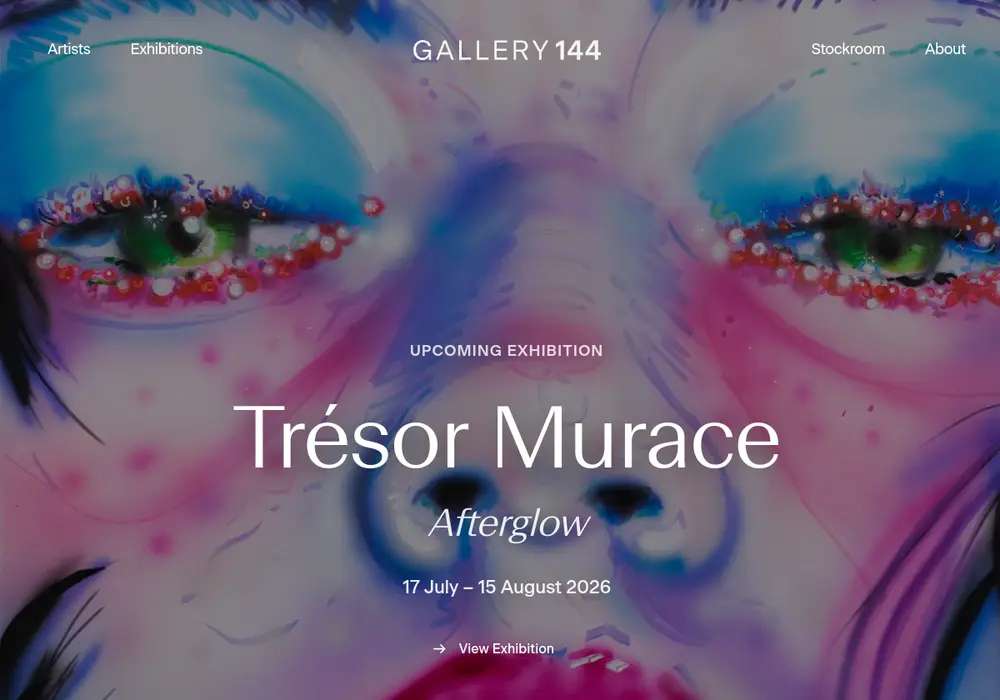 Homepage of Gallery 144