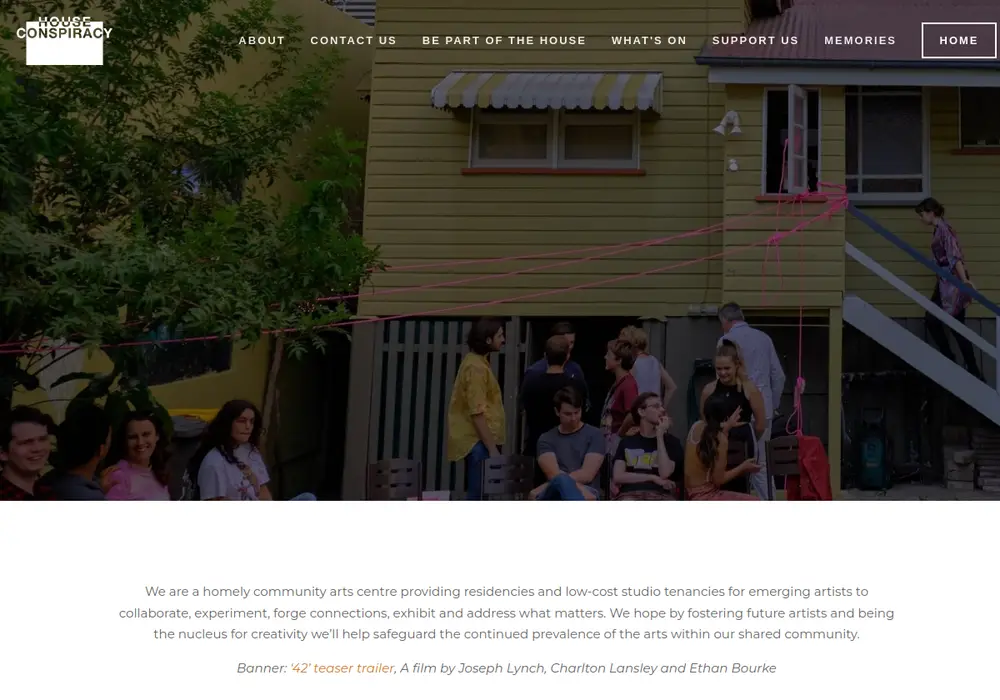 Homepage of House Conspiracy
