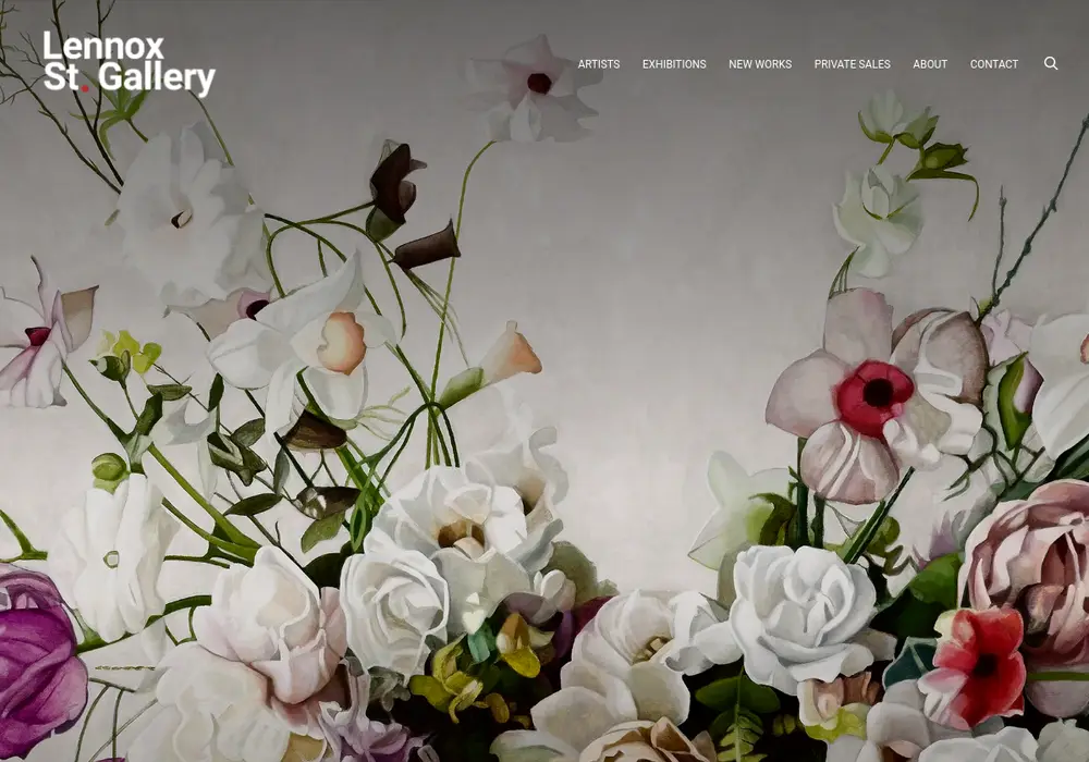 Homepage of Lennox St. Gallery