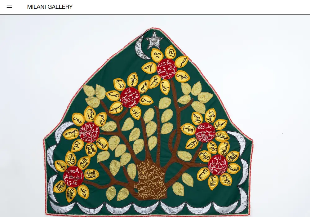Homepage of Milani Gallery
