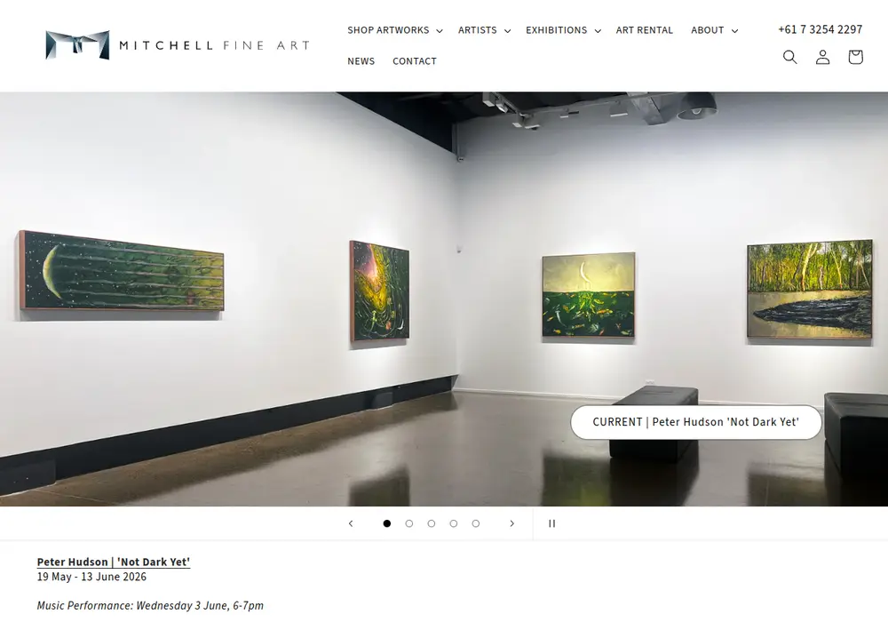 Homepage of Mitchell Fine Art