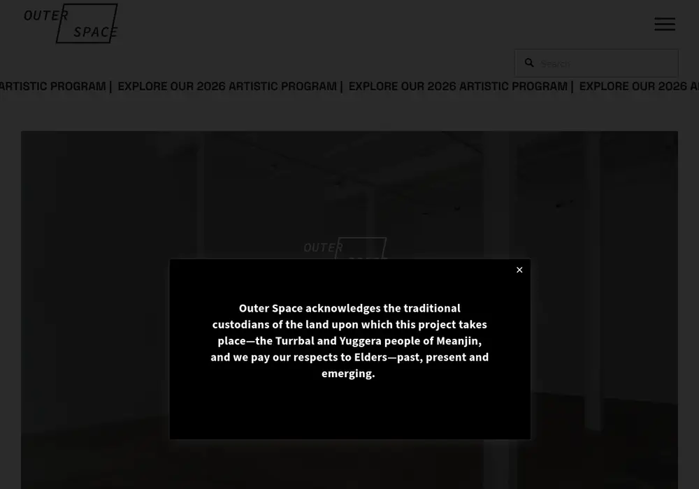 Homepage of Outer Space
