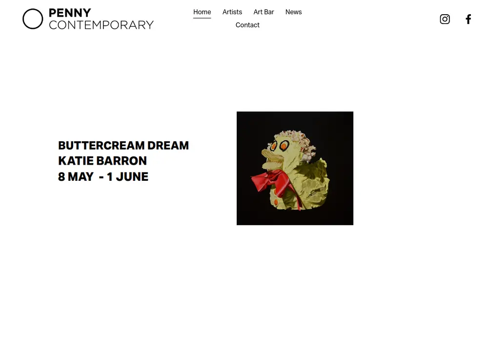 Homepage of Penny Contemporary