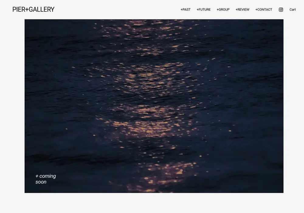 Homepage of Pier Gallery