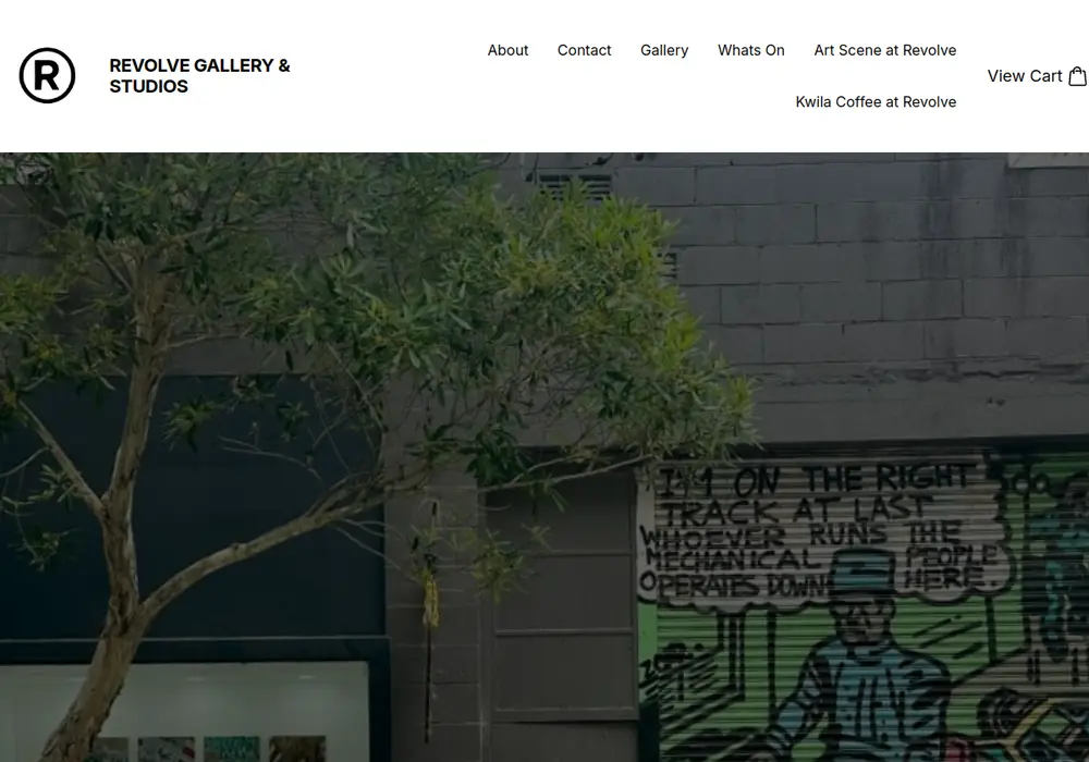 Homepage of Revolve Gallery & Studios