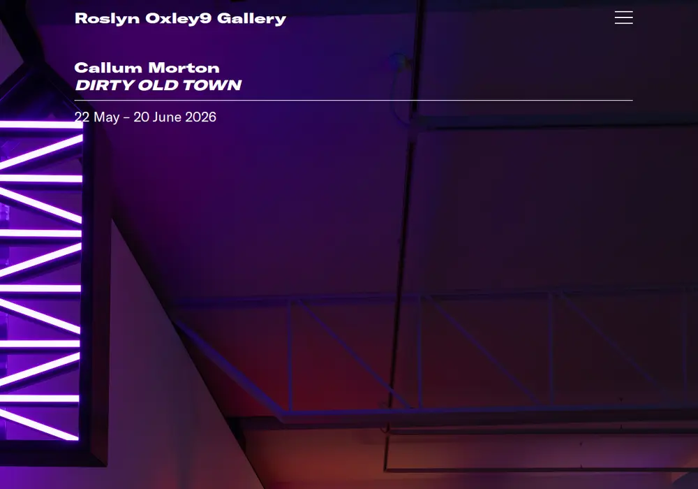 Homepage of Roslyn Oxley9 Gallery