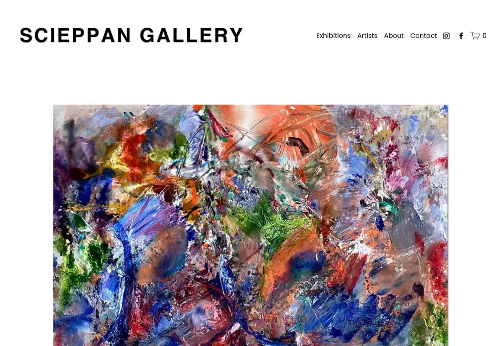 Homepage of Scieppan Gallery